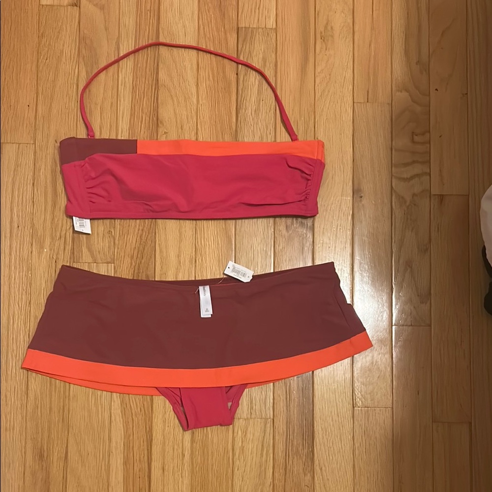 GAP Pink and Orange Bikini Set